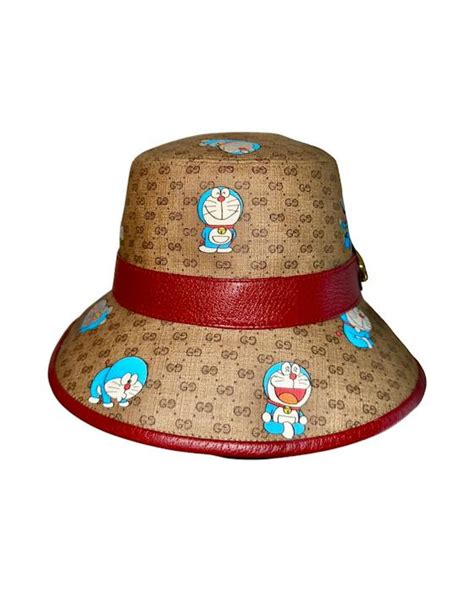 gucci doraemon bucket hat|gucci bucket hat houndstooth.